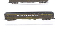 Atlas N Konvolut US Passenger Car Cafe Observation Dining Post Office "Pullaman" Santa Fe
