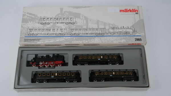 Märklin H0 2865 Personenzug der DRG Wechselstrom (Licht teilweise defekt)