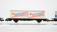 Fleischmann N Konvolut Containertragwagen "Fürstenberger Pilsener Rapide" DB u.a.
