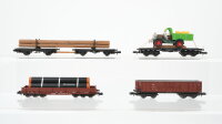 Arnold u.a. N Konvolut Schwerlastwagen beladen...