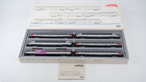 Märklin H0 4367 Wagen-Set "EuroCity SBB" SBB CFF FFS Wechselstrom