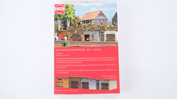 Busch H0 1454 Reihenschuppen