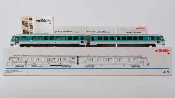 Märklin H0 3376 Diesel-Triebwagenzug BR VT 628.2 / 928.2 der DB Wechselstrom Analog