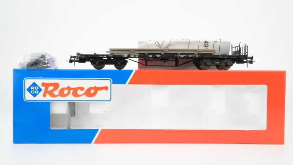 Roco H0 46490 Rungenwagen (Schienenprofile) DB
