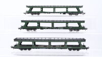 Märklin H0 Konvolut Autotransportwagen DB