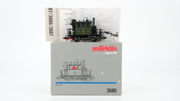 Märklin H0 3686 Tenderlokomotive BR PtL 2/2 der DRG Wechselstrom Digital (vermutlich verharzt)