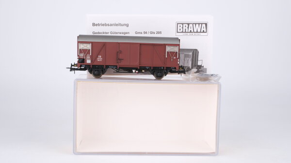 Brawa H0 48810 gedeckter Güterwagen Gms54 DB