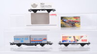 Märklin H0 Konvolut Containertragwagen "BGU...