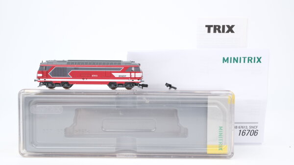 Minitrix N 16706 Diesellok BB 67613 SNCF Gleichstrom