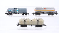 Fleischmann H0 Konvolut Kesselwagen "Shell KVG"...
