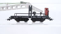 Fleischmann H0 Konvolut Kranwagen Kranschutzwagen DB