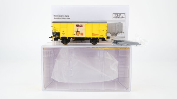 Brawa H0 49070 Gedeckter Güterwagen G10 Maggi DB