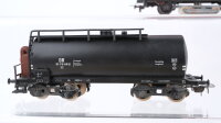 Unbekannt H0 Konvolut Schienenreinigungswagen Kesselwagen "Shell" Selbstentladewagen DB u.a.