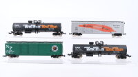Unbekannt H0 Konvolut US Box Car "WP NP" Tank...