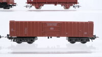 Lima u.a. H0 Konvolut Klappdachwagen Hochbordwagen Schiebedachwagen Niederbordwagen DB
