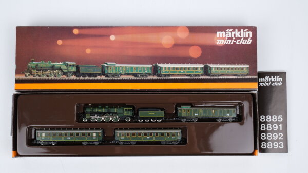 Märklin Spur Z 8102 Bayrischer Schnellzug Dampflok BR S 3/6 K.Bay.Sts.B (Vermutlich Verharzt)