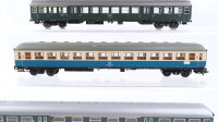 Roco u.a. H0 Konvolut Schnellzugwagen Abteilwagen 1./2. Kl. DB u.a. (Kupplungen fehlen)