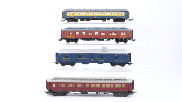 Jouef u.a. H0 Konvolut Reisezugwagen "Pullman" Gepäckwagen Schlafwagen Speisewagen "Mitropa" CIWL u.a.