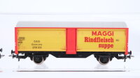 Klein Modellbahn H0 Konvolut Schienenreinigungswagen Schiebewandwagen "Maggi" Säuretopfwagen Rungenwagen ÖBB