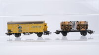 Märklin H0 Konvolut gedeckter Güterwagen "Jamaica" 324 Weinfasswagen "Bordeaux" 308