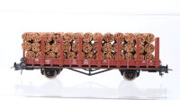 Roco H0 Konvolut Rungenwagen Niederbordwagen beladen DB (teilweise patiniert)
