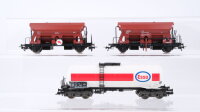Fleischmann H0 Konvolut Selbstentladewagen Kesselwagen...