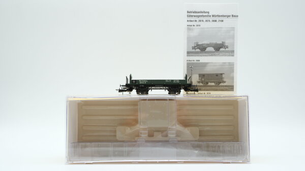 Brawa H0 2070 Kieswagen Württemberg 62544 Xt K.W.St.E.