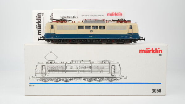 Märklin H0 3058 Elektrische Lokomotive BR 151 der DB Wechselstrom Analog