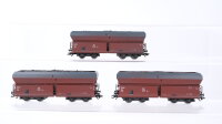 Märklin H0 Konvolut Selbstentladewagen mit Kohle DB