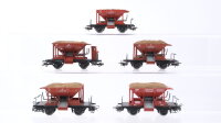 Märklin H0 Konvolut Talbot-Trichterwagen beladen DB