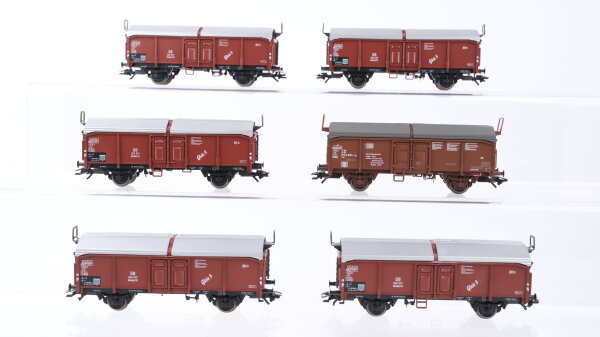 Märklin H0 Konvolut Schiebedachwagen DB