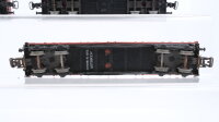 Märklin H0 Konvolut Niederbordwagen teilbeladen DB