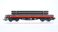 Märklin H0 Konvolut Niederbordwagen teilbeladen DB