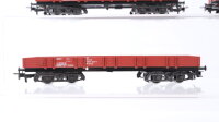 Märklin H0 Konvolut Niederbordwagen teilbeladen DB