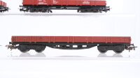 Märklin H0 Konvolut Niederbordwagen teilbeladen DB