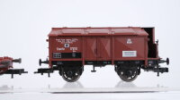 Fleischmann H0 Konvolut Rollende Landstraße Tiertransportwagen Klappdeckelwagen Hochbordwagen Niederbordwagen Containertragwagen DB