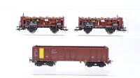 Piko H0 Konvolut Säuretopfwagen Hochbordwagen DB u.a.