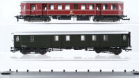 Roco H0 Konvolut Personenwagen Abteilwagen 2. Kl. Gepäckwagen DB u.a.
