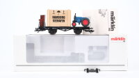 Märklin H0 46843 Flachwagen mit Überseekiste...