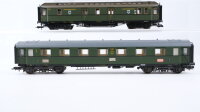 Fleischmann u.a. H0 Konvolut Abteilwagen 1./3. Kl. Postwagen Gepäckwagen DR