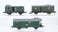 Fleischmann H0 Konvolut Gepäckwagen Postwagen DR u.a.