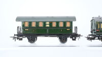 Märklin H0 Konvolut Donnerbüchse 3. Kl. 327 Abteilwagen 2. Kl. 330/1
