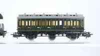 Märklin H0 Konvolut Donnerbüchse 3. Kl. 327 Abteilwagen 2. Kl. 330/1
