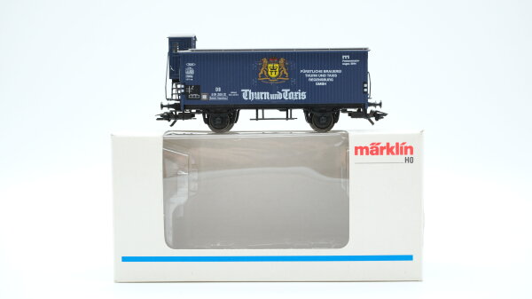 Märklin H0 84890 Bierwagen THURN UND TAXIS  (Kühlwagen mit Bremserhaus)  Gk 10 der DB Postmuseumswagen 1994