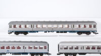 Roco u.a. H0 Konvolut Silberlinge 2. Kl. Mit Führerstand Steuerwagen DB