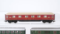 Fleischmann H0 Konvolut Schnellzugwagen 2. Kl. mit Gepäckabteil Schlafwagen "DSG Mitropa" DB