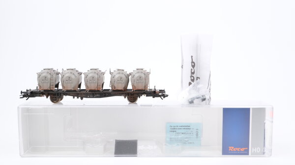 Roco H0 66268 Behältertragwagen "Von Haus Zu Haus" DB