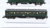 Fleischmann H0 Konvolut Postwagen Abteilwagen 3. Kl. Gepäckwagen DR