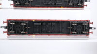 Electrotren H0 Konvolut Niederbordwagen Containertragwagen beladen "Michelin P&O Fiat" DB