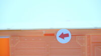 Playtrain Spur 0 660409 gedeckter Güterwagen orange "OX X4230" DB